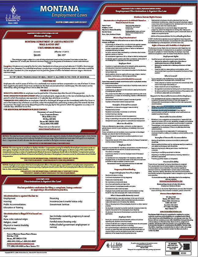 Montana Employment Laws