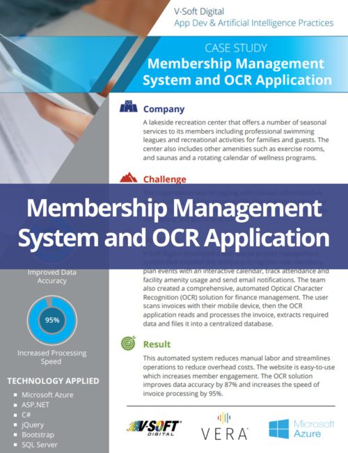 Membership Management System and OCR Application