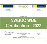 V-Soft Consulting's NWBOC WBE certification 2022
