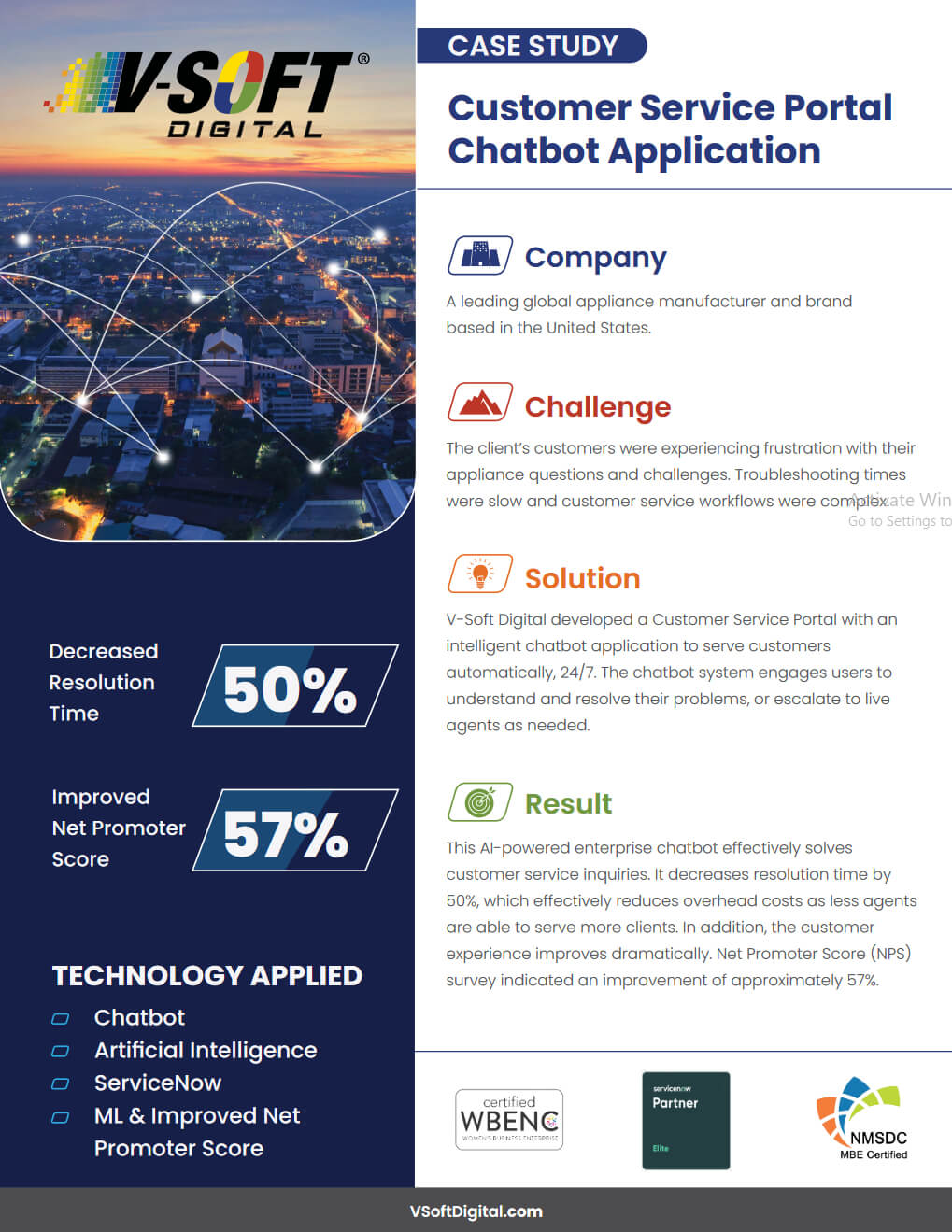 Customer Service Portal Chatbot Application