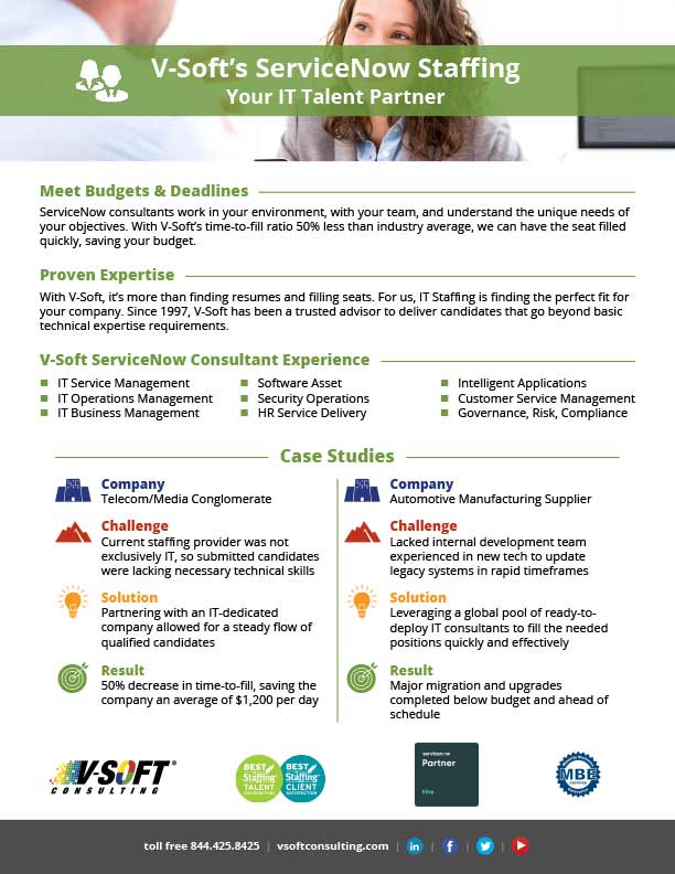 ServiceNow Staffing