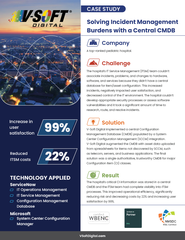 Solving Incident Management Burdens with a Central CMDB