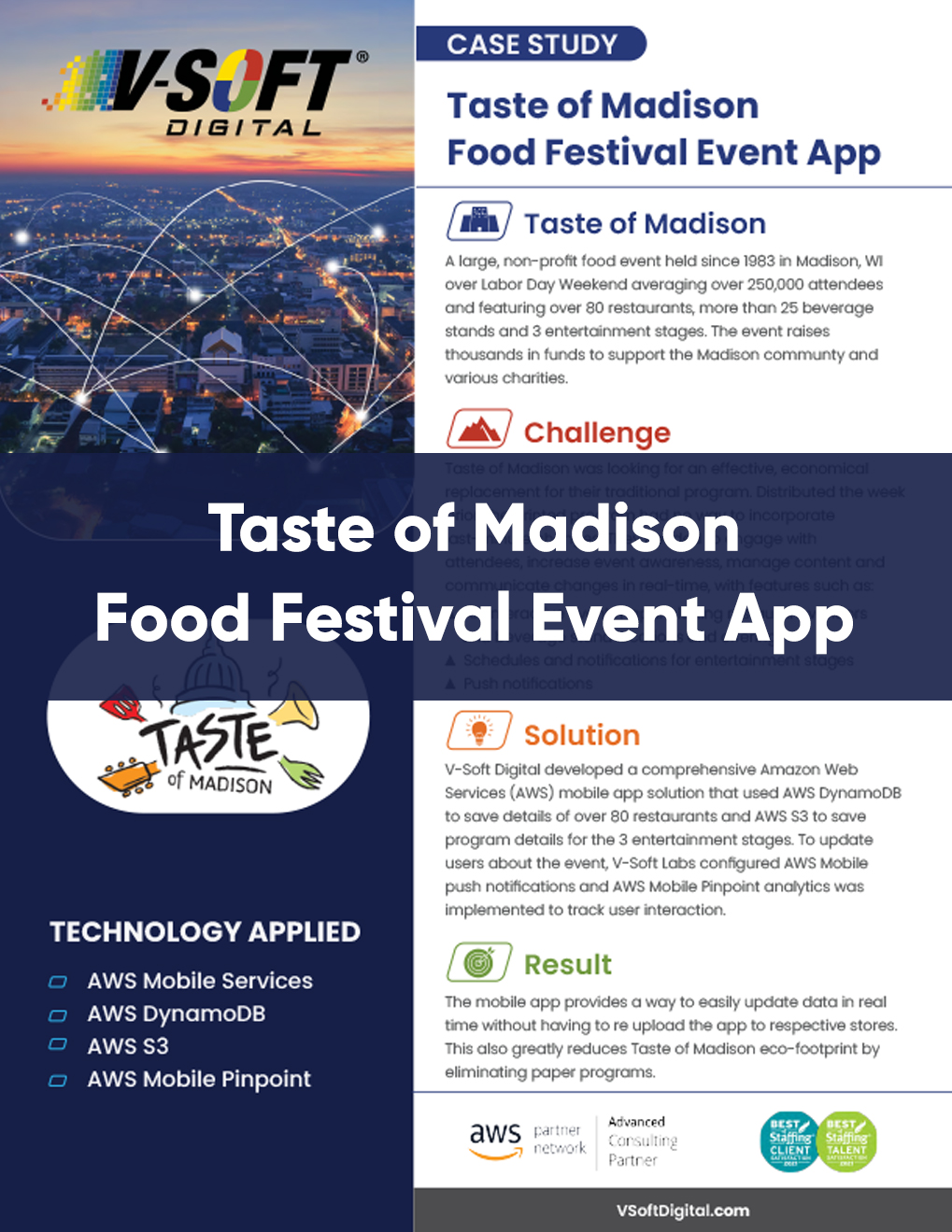 Taste of Madison AWS Mobile App