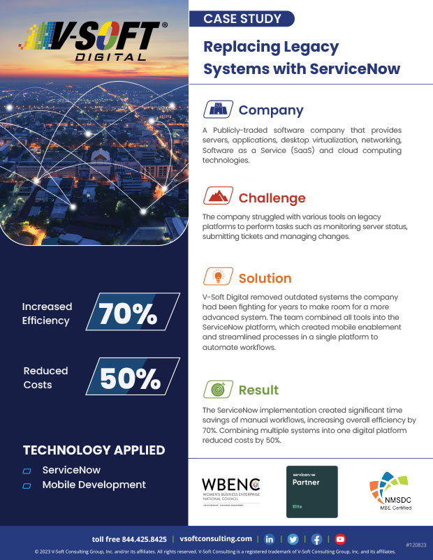Replacing Legacy Systems with ServiceNow