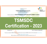 V-Soft Consulting's TSMSDC 2023 certification